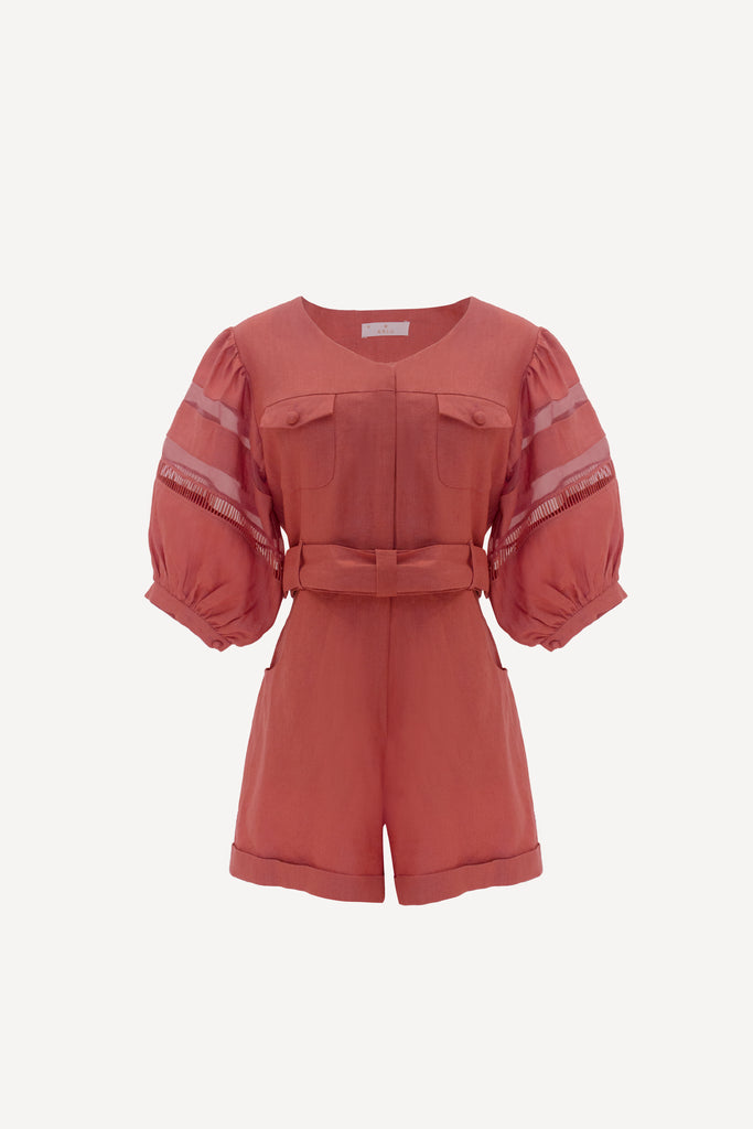 RW2020- Linen Romper