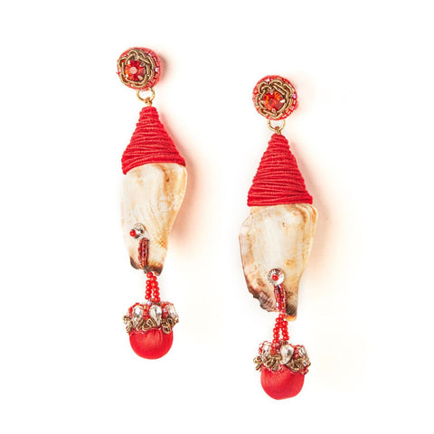Ranjana Khan- Plancha Red Stud Earrings