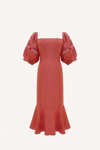 RW2023- Linen Midi Dress