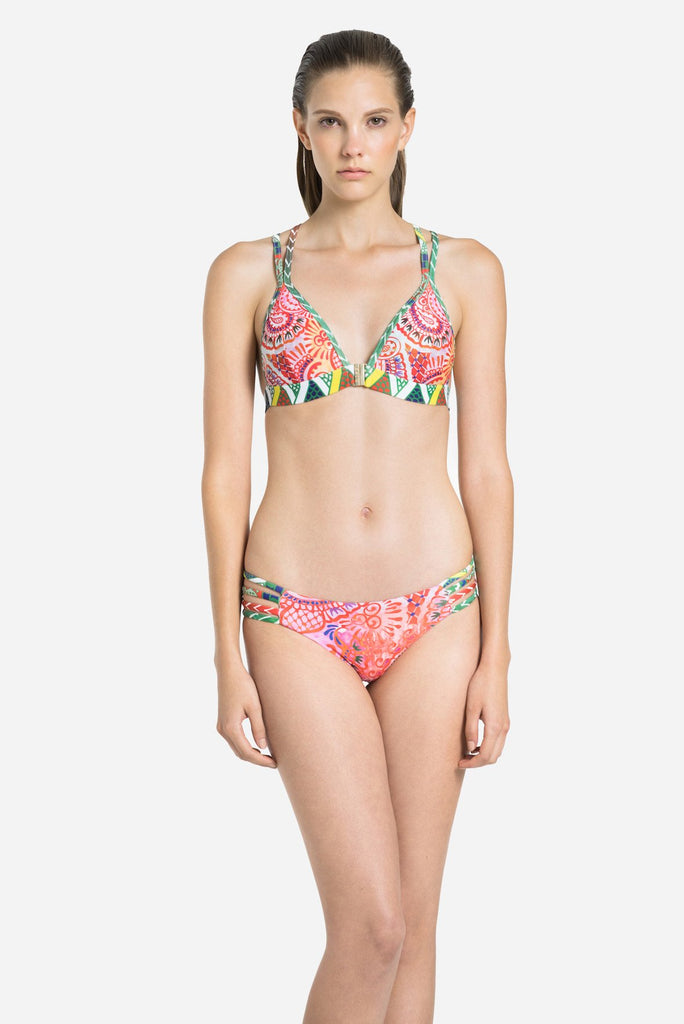 Indian Summer Multi String Bikini Top (50% Markdown U.P $115) - Top & Bottom sold separately
