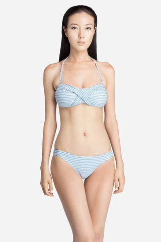 Stripes Bandeau Bikini Top- 14010S